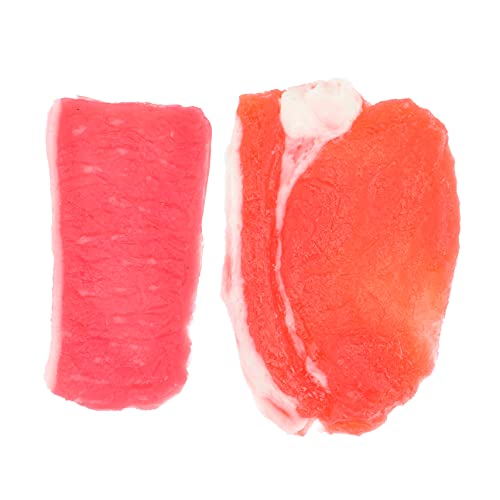 WEKAMOS Künstliches Schweinefleischdekor 2 Stücke Lebensechtes Simuliertes Schweinefleischscheibenmodell Fotorequisiten für Kunst Ausstellungen und Haushaltsdekoration WEKAMOS Künstliches Schweinefleischdekor 2 Stücke Lebensechtes Simuliertes Schweinefleischscheibenmodell Fotorequisiten für Kunst Ausstellungen und Haushaltsdekoration von WEKAMOS