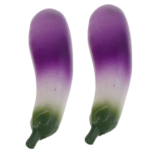 WEKAMOS 2 Stück Simuliertes Gemüsemodell Aubergine Heimdekoration Lebensmittelsimulation Pflanzenornamente Gemüsedekorationen Für Partys Realistisches Obst Gemüse Gemüse Foto WEKAMOS 2 Stück Simuliertes Gemüsemodell Aubergine Heimdekoration Lebensmittelsimulation Pflanzenornamente Gemüsedekorationen Für Partys Realistisches Obst Gemüse Gemüse Foto von WEKAMOS