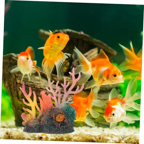 WEKAMOS 2 Stück Teiliges Aquarium Korallen Ornament Realistisch Gestaltete Unterwasserpflanzen Sichere und Langlebige Dekoration für Süß Salzwasser für Fischbecken und von WEKAMOS
