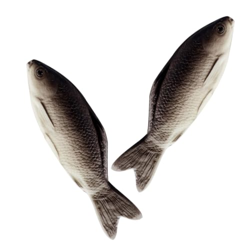 WEKAMOS 2 Stück Teiliges Fisch Kissen Simulation Fischform Wurfkissen Sofa Schlafzimmer Dekoration Kuschelkissen für Haustiere WEKAMOS 2 Stück Teiliges Fisch Kissen Simulation Fischform Wurfkissen Sofa Schlafzimmer Dekoration Kuschelkissen für Haustiere von WEKAMOS