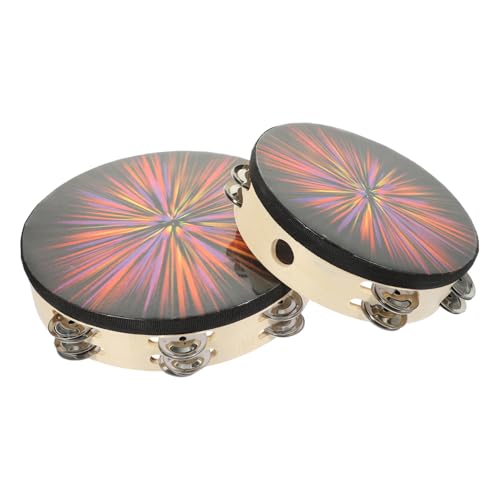 WEKAMOS 2 Stück Teiliges Holz Handtrommel Bunte Kindertrommeln Langlebiges Percussion Instrument für Musikalische Früherziehung und Interaktives Sichere Materialien Klarer WEKAMOS 2 Stück Teiliges Holz Handtrommel Bunte Kindertrommeln Langlebiges Percussion Instrument für Musikalische Früherziehung und Interaktives Sichere Materialien Klarer von WEKAMOS