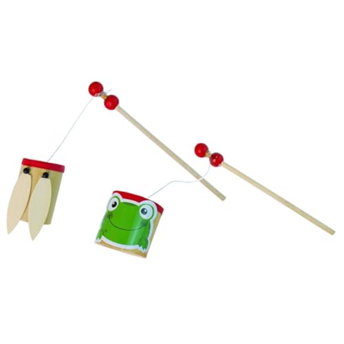 WEKAMOS 2 Stück Teiliges Klangspielzeug aus Natürlichem Bambus Realistische Zirpen Sounds Fördert Hand Auge koordination und Gehörentwicklung Pädagogisches Musikinstrument für von WEKAMOS