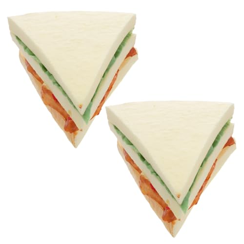 WEKAMOS 2 Stück Teiliges Künstliches Sandwich Modell Realistische Imitation Fake Brot Küchen Dekoration Vielseitig Einsetzbar Langlebig für Restaurant Schaufenster Film Requisiten WEKAMOS 2 Stück Teiliges Künstliches Sandwich Modell Realistische Imitation Fake Brot Küchen Dekoration Vielseitig Einsetzbar Langlebig für Restaurant Schaufenster Film Requisiten von WEKAMOS