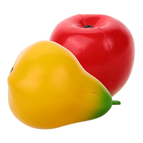 WEKAMOS 2 Stück Teiliges Maracas Obstform Sand Shaker Instrument Leicht Handlich für Musikförderung im Kindergarten und Zuhause Fördert Koordination und WEKAMOS 2 Stück Teiliges Maracas Obstform Sand Shaker Instrument Leicht Handlich für Musikförderung im Kindergarten und Zuhause Fördert Koordination und von WEKAMOS