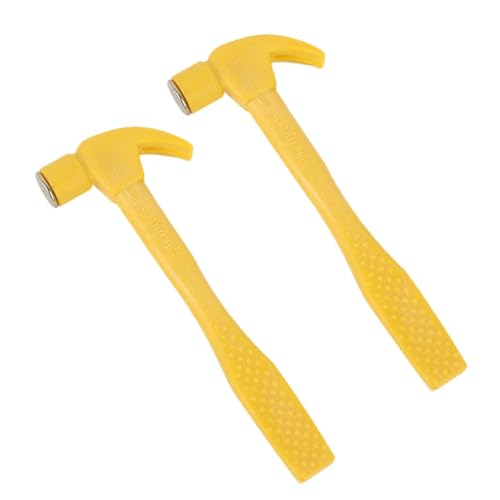 WEKAMOS 2 Stück Teiliges Mini Hammer für Stabile Materialien Ergonomischer Griff Pädagogisches Hämmern Buntes Design als Partyspielzeug und Lernhilfe von WEKAMOS