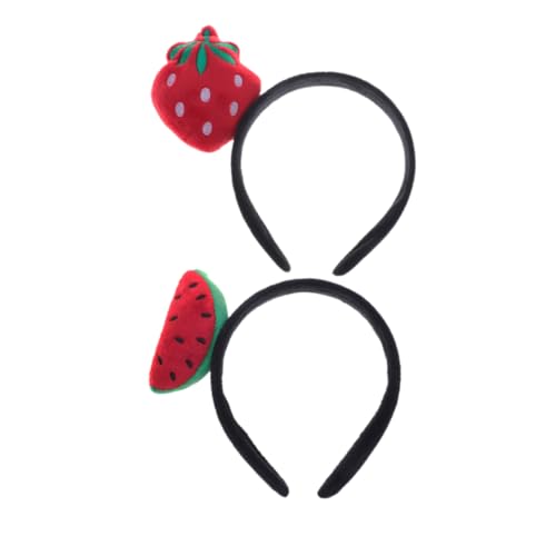 WEKAMOS 2 Stück Teiliges Obst Stirnband mit Wassermelone und Erdbeere Flexibler Haarreif Lustiges Komfortables Accessoire für Mädchen für Geburtstagsfeiern und Fotoshootings WEKAMOS 2 Stück Teiliges Obst Stirnband mit Wassermelone und Erdbeere Flexibler Haarreif Lustiges Komfortables Accessoire für Mädchen für Geburtstagsfeiern und Fotoshootings von WEKAMOS