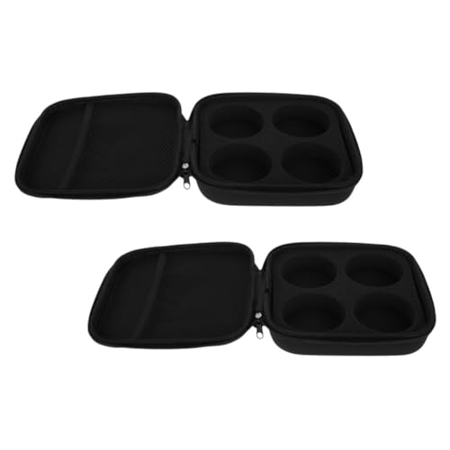 WEKAMOS 2 Stück Teiliges Yoyo Aufbewahrungsetui mit Stoßdämpfung Wasserabweisende Leichte Yoyo Schutztasche Organizer für Bälle und Zubehör für Outdoor und Reisen von WEKAMOS