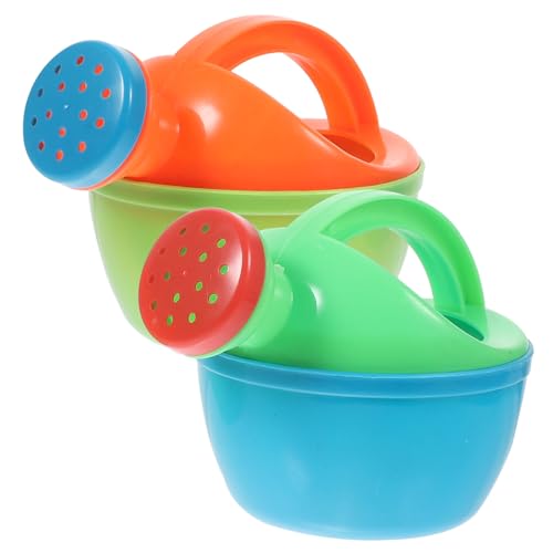 WEKAMOS 2 Stück Tragbare Gießkanne für Wasserspielzeug für Badewanne Farbenfrohes Badespielzeug für Kleinkinder für Gartenarbeit und Spielspaß von WEKAMOS