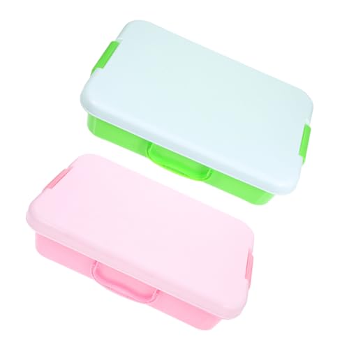 WEKAMOS 2 Stück Tragbare Sandkästen mit Deckel Stapelbare Kunststoff Sensory Bins aus Vielseitige Aufbewahrungsboxen für Kunst Sand Ergonomischer Griff für Einfachen Transport WEKAMOS 2 Stück Tragbare Sandkästen mit Deckel Stapelbare Kunststoff Sensory Bins aus Vielseitige Aufbewahrungsboxen für Kunst Sand Ergonomischer Griff für Einfachen Transport von WEKAMOS