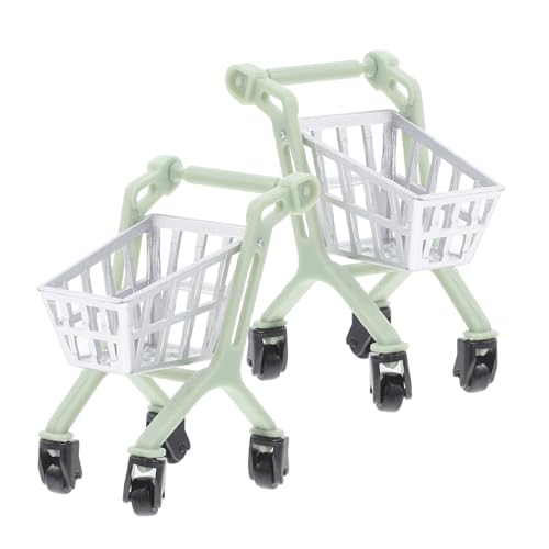 WEKAMOS 2stücke Mini Einkaufswagen Modell Kreative Tischdekoration Für Stabil Und Leicht Für Spielzeug Und Wohnaccessoires Im Puppenhaus WEKAMOS 2stücke Mini Einkaufswagen Modell Kreative Tischdekoration Für Stabil Und Leicht Für Spielzeug Und Wohnaccessoires Im Puppenhaus von WEKAMOS
