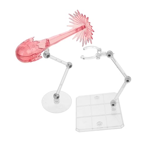 WEKAMOS 2 Stück Verstellbare Action Figuren Ständer aus Klarem Kunststoff Stabiler Modellhalter mit Flexiblem Stützrahmen Einfache Montage Vielseitig Einsetzbar für Sammlerstücke und von WEKAMOS