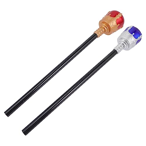 WEKAMOS 2 Stück Zauberstab Scepter für Halloween und Kostümpartys Leicht und Stabil für Foto Requisiten und Kreative Auftritte WEKAMOS 2 Stück Zauberstab Scepter für Halloween und Kostümpartys Leicht und Stabil für Foto Requisiten und Kreative Auftritte von WEKAMOS