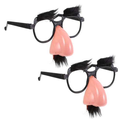 WEKAMOS 2 Stücke Gruselige Brillen Glücklich Gläser Halloween Brillen Schwarz Halloween Wackeln Gläser Kunststoff WEKAMOS 2 Stücke Gruselige Brillen Glücklich Gläser Halloween Brillen Schwarz Halloween Wackeln Gläser Kunststoff von WEKAMOS