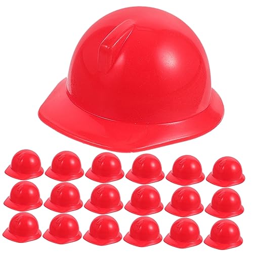 WEKAMOS 20 Stck Teiliges Mini Puppen Bauhelme aus Kunststoff Robuste Glatte Oberfläche Sichere Mini Schutzhelme für Puppen Vielseitig Einsetzbar Langlebig und Handfreundlich Rot WEKAMOS 20 Stck Teiliges Mini Puppen Bauhelme aus Kunststoff Robuste Glatte Oberfläche Sichere Mini Schutzhelme für Puppen Vielseitig Einsetzbar Langlebig und Handfreundlich Rot von WEKAMOS