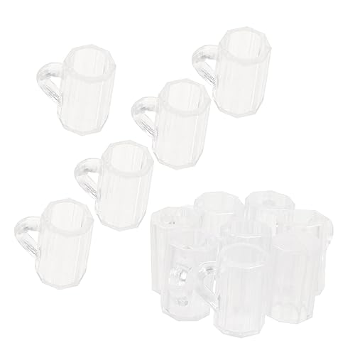 WEKAMOS 20 Stück Bierkrüge für Puppenhaus Dekorative Mini Bierbecher für DIY Projekte und Miniaturlandschaften WEKAMOS 20 Stück Bierkrüge für Puppenhaus Dekorative Mini Bierbecher für DIY Projekte und Miniaturlandschaften von WEKAMOS