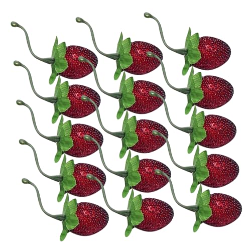 WEKAMOS 20 Stück Künstliche Erdbeeren Dekoration für Heim Party DIY Projekte Simulierte Früchte für Obstschalen Hochzeiten Feste Kreative Gestaltungen WEKAMOS 20 Stück Künstliche Erdbeeren Dekoration für Heim Party DIY Projekte Simulierte Früchte für Obstschalen Hochzeiten Feste Kreative Gestaltungen von WEKAMOS