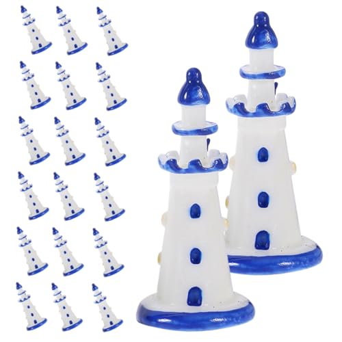 WEKAMOS 20 Stück Leuchtturm Modell Ornamente Dekorationen Strand Stil Miniatur Ornament Miniaturen Dekorativer Nautischer Leuchtturm Nautische Tischdekoration Leuchtturm WEKAMOS 20 Stück Leuchtturm Modell Ornamente Dekorationen Strand Stil Miniatur Ornament Miniaturen Dekorativer Nautischer Leuchtturm Nautische Tischdekoration Leuchtturm von WEKAMOS