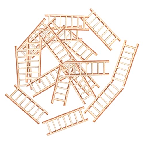WEKAMOS 20 Stück Miniatur Holzleiter Teiliges für Mikro Landschaften Puppenhaus Dekoration DIY Foto Requisiten Realistische Miniatur Treppen für Kreative Ornamente WEKAMOS 20 Stück Miniatur Holzleiter Teiliges für Mikro Landschaften Puppenhaus Dekoration DIY Foto Requisiten Realistische Miniatur Treppen für Kreative Ornamente von WEKAMOS