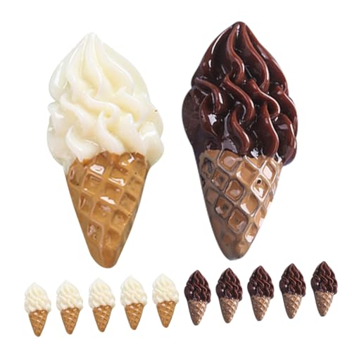 WEKAMOS 20 Stücke Miniatur Eiscreme Requisiten für Puppenhaus Simulierte Dessert Charme aus Harz für Miniatur Szenen Dekoration WEKAMOS 20 Stücke Miniatur Eiscreme Requisiten für Puppenhaus Simulierte Dessert Charme aus Harz für Miniatur Szenen Dekoration von WEKAMOS