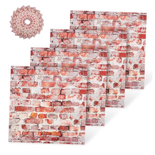 WEKAMOS 20 Stück Simulierte Retro -Fliesen -Wandaufkleber klein Puppe Vinyl Wände Mini- -Tapete zum Abziehen und Aufkleben Selbstklebende Minihaus-Tapete PVC WEKAMOS 20 Stück Simulierte Retro -Fliesen -Wandaufkleber klein Puppe Vinyl Wände Mini- -Tapete zum Abziehen und Aufkleben Selbstklebende Minihaus-Tapete PVC von WEKAMOS