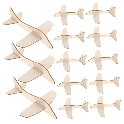 WEKAMOS 20 Stück Teiliges DIY Holzflugzeug aus Natürlichem Holz Unbemalt für Kreative Fördert Zusammenarbeit und Motorische Fähigkeiten Bastelspielzeug für Jungen und Mädchen WEKAMOS 20 Stück Teiliges DIY Holzflugzeug aus Natürlichem Holz Unbemalt für Kreative Fördert Zusammenarbeit und Motorische Fähigkeiten Bastelspielzeug für Jungen und Mädchen von WEKAMOS