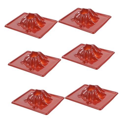 WEKAMOS 20 Stück Teiliges DIY Vulkanmodell mit Realistischem Vulkanausbruch Pädagogischem Vulkanmodell Prop für Wissenschaftliche Experimente Detailreiches Vulkanspielzeug zur von WEKAMOS