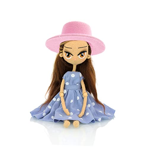 WEKAMOS 20 Stück Teiliges Miniatur Stoff Hüte Kleine Puppenhüte für Basteln und Dekoration Winzige Jazzmützen Rosa Vielseitige Hut Accessoires für Puppenhaus DIY Schmuck von WEKAMOS