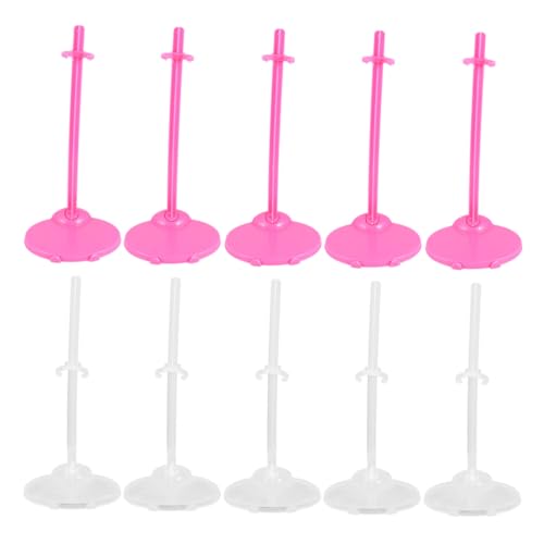 WEKAMOS 20 Stück Teiliges Puppenständer Stabiler Transparenter und Pinker Puppenhalter Universeller für Mädchen Langlebig und Sicher für Puppenfixierung und Display WEKAMOS 20 Stück Teiliges Puppenständer Stabiler Transparenter und Pinker Puppenhalter Universeller für Mädchen Langlebig und Sicher für Puppenfixierung und Display von WEKAMOS