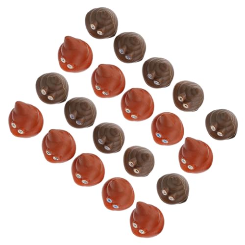 WEKAMOS 20 Stück Teiliges Realistische Fake Poop Kunststoff Nachbildung Lustige Party und Streichspielzeug für Aprilscherz und Halloween für Spiele und Witzige Dekorationen WEKAMOS 20 Stück Teiliges Realistische Fake Poop Kunststoff Nachbildung Lustige Party und Streichspielzeug für Aprilscherz und Halloween für Spiele und Witzige Dekorationen von WEKAMOS