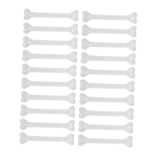 WEKAMOS 20 Stück Teiliges Realistische Kunststoffknochen Halloween Deko Skelett Requisiten Leichte Fake Knochen für Gruselige Partydekoration und Kostümzubehör von WEKAMOS