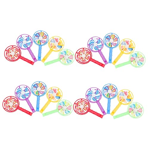 WEKAMOS 20stücke Windmühlen Pfeifenspielzeug Bunte Pinwheels Für Partys Und Festivals Spielzeug Für Kreative Aktivitäten Und Musikalische Farben Zufällig von WEKAMOS