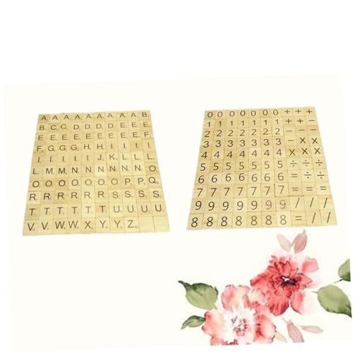 WEKAMOS 200 Stück Holzpuzzle Teiliges aus Buchstaben und Zahlen Holzspielzeug für Frühkindliche Bildung Sicher Glatt Verarbeitet für Kleine zum Lernen von Alphabet und Zahlen WEKAMOS 200 Stück Holzpuzzle Teiliges aus Buchstaben und Zahlen Holzspielzeug für Frühkindliche Bildung Sicher Glatt Verarbeitet für Kleine zum Lernen von Alphabet und Zahlen von WEKAMOS