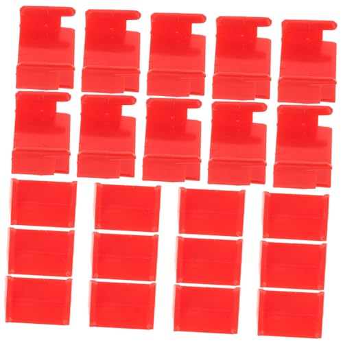 WEKAMOS 20Stücke Gleisverbinder für Modelleisenbahnen Rote Clips für Stabile Bahngleisverbindungen für Interaktives und Kreatives Bauen WEKAMOS 20Stücke Gleisverbinder für Modelleisenbahnen Rote Clips für Stabile Bahngleisverbindungen für Interaktives und Kreatives Bauen von WEKAMOS