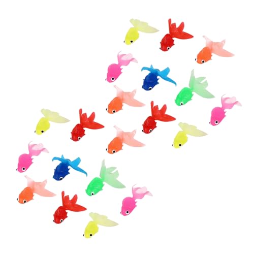 WEKAMOS 20Stücke Künstliche Goldfische Aquarium Dekoration Umweltfreundliches TPR Material Lebendige Simulation Tropischer Fische für Aquarien Mischfarben WEKAMOS 20Stücke Künstliche Goldfische Aquarium Dekoration Umweltfreundliches TPR Material Lebendige Simulation Tropischer Fische für Aquarien Mischfarben von WEKAMOS