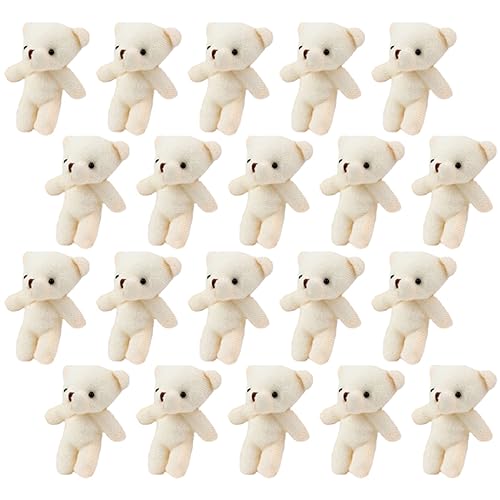 WEKAMOS 20Stücke Mini Bärenfiguren Süße Deko aus Strapazierfähigem Material für DIY Projekte Schlüsselanhänger und Taschenaccessoires Vielseitige Mini Plüschtiere WEKAMOS 20Stücke Mini Bärenfiguren Süße Deko aus Strapazierfähigem Material für DIY Projekte Schlüsselanhänger und Taschenaccessoires Vielseitige Mini Plüschtiere von WEKAMOS