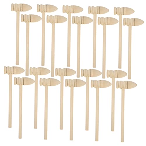 WEKAMOS 20Stücke Mini Holzhammer für Lustige Holzschläge Polierte Oberfläche Sicher und Praktisch für Lernspiele und Kreativität Fördert Flexibilität und Greiffähigkeit WEKAMOS 20Stücke Mini Holzhammer für Lustige Holzschläge Polierte Oberfläche Sicher und Praktisch für Lernspiele und Kreativität Fördert Flexibilität und Greiffähigkeit von WEKAMOS