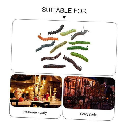WEKAMOS 22 Stück Teiliges Realistische Simulation Raupen Trickspielzeug aus PVC Detailgetreu Gestaltete Gruselige Krabbeltiere für Halloween Streiche und Scherzartikel Fans WEKAMOS 22 Stück Teiliges Realistische Simulation Raupen Trickspielzeug aus PVC Detailgetreu Gestaltete Gruselige Krabbeltiere für Halloween Streiche und Scherzartikel Fans von WEKAMOS