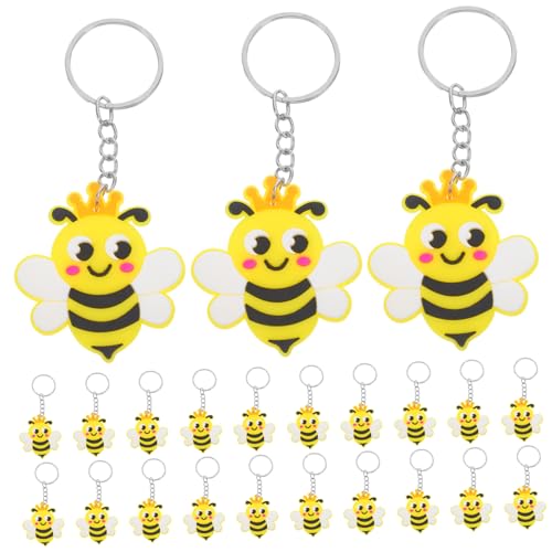 WEKAMOS 24 Stück Biene Schlüsselanhänger Partygeschenke Mit Bienenmotiv Bienenparty-gastgeschenk Süße Schlüsselanhänger Bienenförmiger Schlüsselanhänger Bienenverzierung Bienenanhänger Pvc WEKAMOS 24 Stück Biene Schlüsselanhänger Partygeschenke Mit Bienenmotiv Bienenparty-gastgeschenk Süße Schlüsselanhänger Bienenförmiger Schlüsselanhänger Bienenverzierung Bienenanhänger Pvc von WEKAMOS