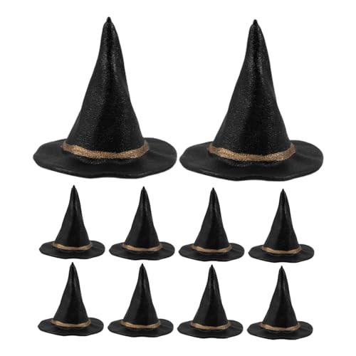 WEKAMOS 24 Stück Mini Hexenhüte Schwarz für Bastelprojekte Leichte Miniatur Hüte als DIY Partydekoration Puppenzubehör und Flaschenverzierung Vielseitig für Halloween und Festlichkeiten WEKAMOS 24 Stück Mini Hexenhüte Schwarz für Bastelprojekte Leichte Miniatur Hüte als DIY Partydekoration Puppenzubehör und Flaschenverzierung Vielseitig für Halloween und Festlichkeiten von WEKAMOS