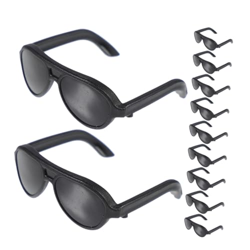 WEKAMOS 24 Stück Mini - klein Puppe Mini- für Schwarze Brillenrequisiten zum Anziehen lustige Brillenspielzeuge Black WEKAMOS 24 Stück Mini - klein Puppe Mini- für Schwarze Brillenrequisiten zum Anziehen lustige Brillenspielzeuge Black von WEKAMOS