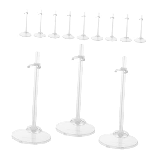 WEKAMOS 24 Stück Puppenständer Puppenständer Display Puppenständer Unterstützung Puppenhalter Figuren Puppenständer Figurenständer Puppendisplay Basis Displayhalterung Unterstützung von WEKAMOS