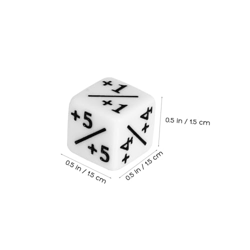 WEKAMOS 24 Stück Teiliges Acryl Würfel Mathe Lernspiele Plus Minus Spielwürfel mit Klaren Langlebigen Zahlen Robuste Spielwürfel Zähler Token für Unterricht Party und Brettspiele WEKAMOS 24 Stück Teiliges Acryl Würfel Mathe Lernspiele Plus Minus Spielwürfel mit Klaren Langlebigen Zahlen Robuste Spielwürfel Zähler Token für Unterricht Party und Brettspiele von WEKAMOS