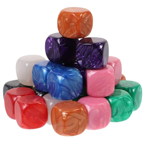 WEKAMOS 24 Stück Teiliges Acryl Würfelset Mehrseitige Beschreibbare Farbige Blanko Würfel mit Runden Ecken Leicht Bruchsicher für Spiele Unterricht und Familienaktivitäten WEKAMOS 24 Stück Teiliges Acryl Würfelset Mehrseitige Beschreibbare Farbige Blanko Würfel mit Runden Ecken Leicht Bruchsicher für Spiele Unterricht und Familienaktivitäten von WEKAMOS