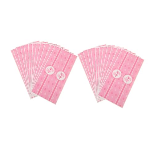 WEKAMOS 24 Stück Teiliges Gender Water Bottle Labels mit Fußabdruckmotiv Selbstklebend Shower Dekoration Einfache Anbringung für Geschlechtsverkündung und Babyparty von WEKAMOS