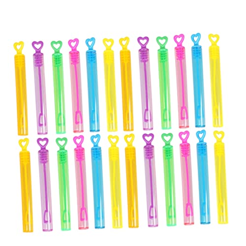 WEKAMOS 24 Stück Teiliges Herzförmige Bubble Wands Leere Flaschen Bunte Seifenblasenstäbe Für Hochzeit Geburtstag Party Gastgeschenke Kinderspielzeug Zufällige Farbe Zufällige Farbe WEKAMOS 24 Stück Teiliges Herzförmige Bubble Wands Leere Flaschen Bunte Seifenblasenstäbe Für Hochzeit Geburtstag Party Gastgeschenke Kinderspielzeug Zufällige Farbe Zufällige Farbe von WEKAMOS