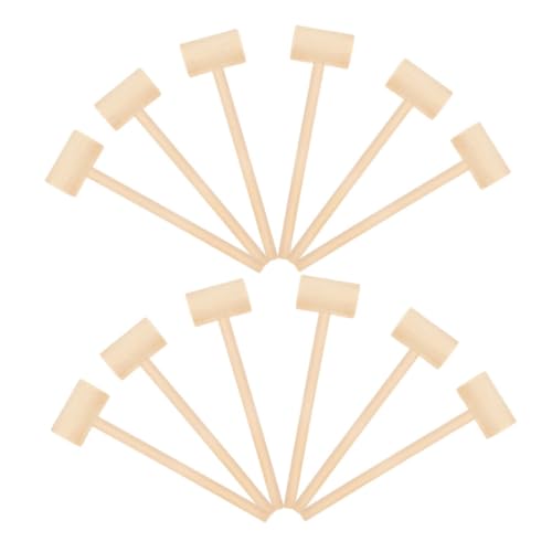 WEKAMOS 24 Stück Teiliges Mini Holzhammer für Ergonomisch Leicht Vielseitig als Schokoladenknacker Partyspielzeug und DIY Bastelwerkzeug für Kreative und Feste WEKAMOS 24 Stück Teiliges Mini Holzhammer für Ergonomisch Leicht Vielseitig als Schokoladenknacker Partyspielzeug und DIY Bastelwerkzeug für Kreative und Feste von WEKAMOS