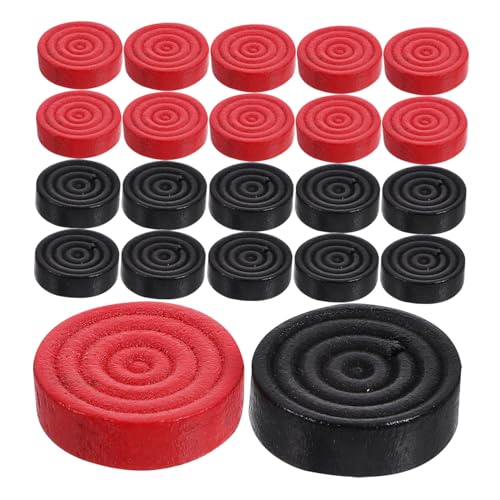 WEKAMOS 24 Stück Teiliges Schach und Dame Ersatzspielsteine Runde Spielfiguren Kompatibel mit Meisten Brettspielen Leicht Tragbar und Vielseitig Einsetzbar für Spielzubehör und WEKAMOS 24 Stück Teiliges Schach und Dame Ersatzspielsteine Runde Spielfiguren Kompatibel mit Meisten Brettspielen Leicht Tragbar und Vielseitig Einsetzbar für Spielzubehör und von WEKAMOS