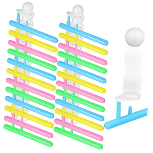 WEKAMOS 24 Stück Teiliges Schwimmspielzeug Schwebende Balance Blasbälle für Erwachsene Interaktives Montessori Spiel für Pool Garten und Familienaktivitäten von WEKAMOS