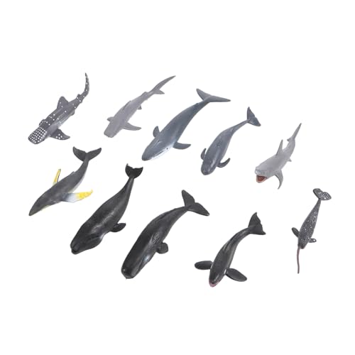 WEKAMOS 24 Stück Teiliges Tiefsee Tiermodell Realistische Meerestiere Figuren Pädagogisches Frühlernspielzeug für Fördert Kreativität und Farberkennung von WEKAMOS