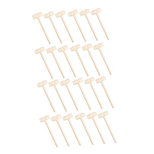 WEKAMOS 24Stücke Mini Holzhammer Teiliges aus Holz Kreatives Pounding für Fördert Hand Augen Koordination und Motorische Fähigkeiten für Interaktives WEKAMOS 24Stücke Mini Holzhammer Teiliges aus Holz Kreatives Pounding für Fördert Hand Augen Koordination und Motorische Fähigkeiten für Interaktives von WEKAMOS